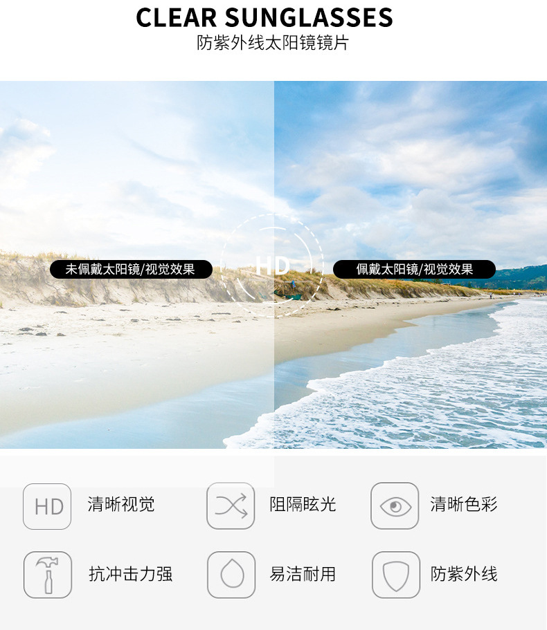 复古圆框金属墨镜太阳镜男女同款防蓝光眼镜跨境外贸批发男女详情5