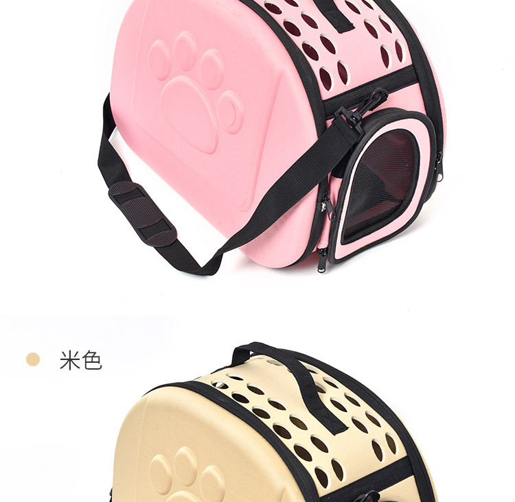 Pet supplies such as dog cages can be carried out with small cat and dog cages. Foldable, portable, breathable, crossbody bag for cross-border use pic 6