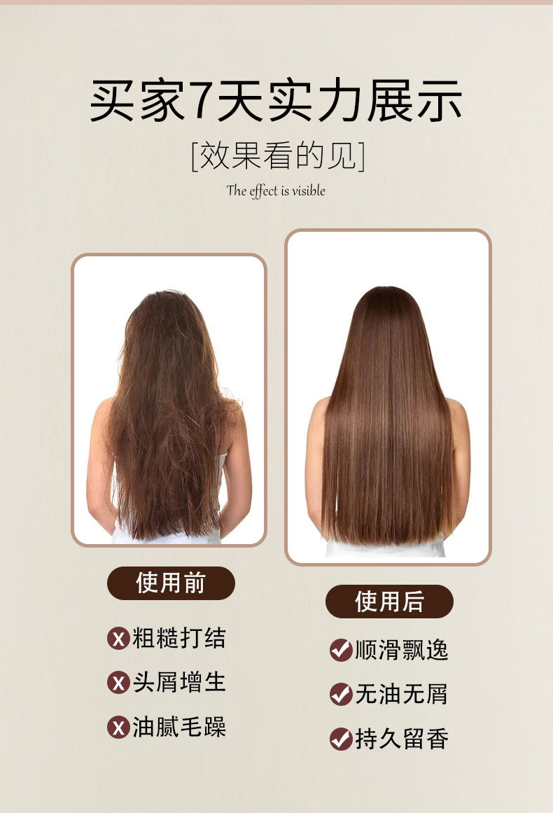 玻尿酸洗发水批发正品香水控油蓬松去屑洗头膏清爽护发素沐浴露一件代发摆地摊详情7