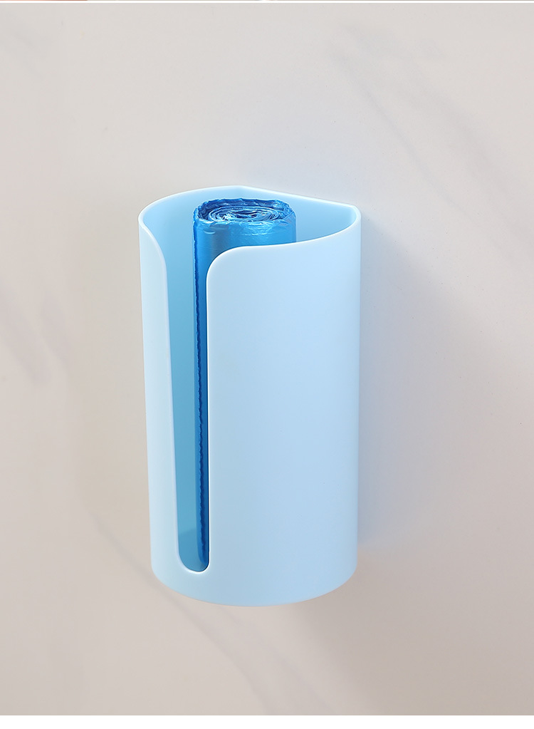 Creative non-perforated garbage bag storage box, kitchen wall-mounted garbage bag box, extractable plastic bag storage box pic 28