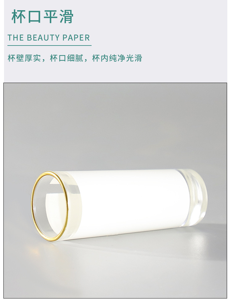 Heat transfer printed 3oz transparent small glass wine glasses, creative craft beer cups, high-end gifts pic 5