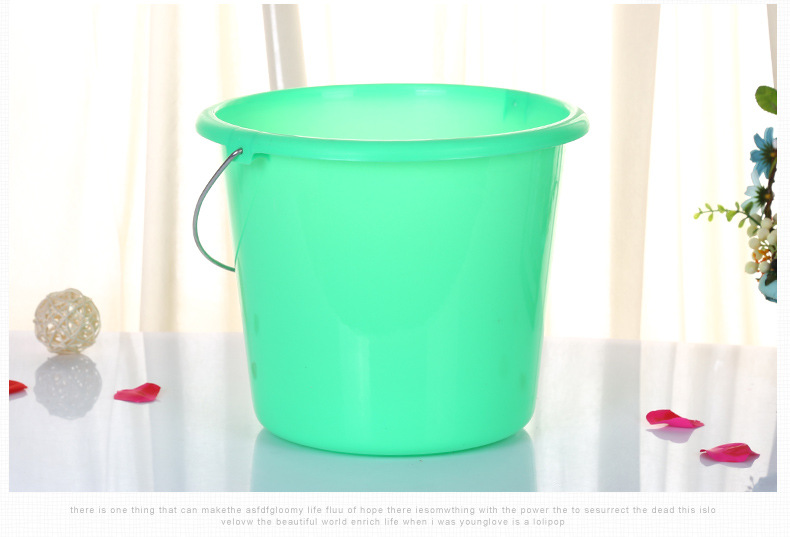 Factory direct sales of 10L portable plastic bucket, household car wash and irrigation plastic bucket, pp material plastic bucket pic 13