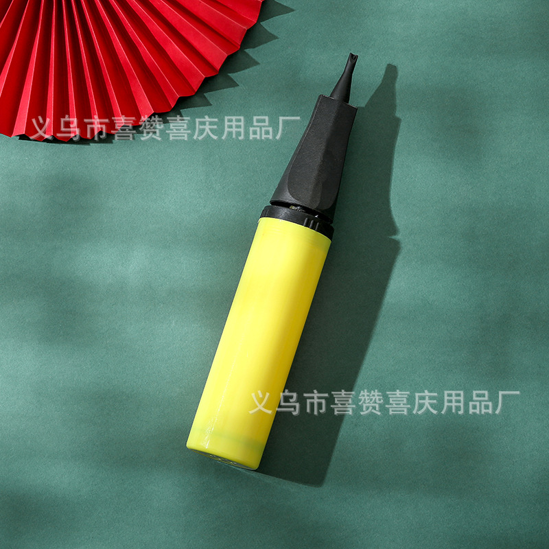 彩色手推气筒 气球充气泵手推气筒气球打气筒详情2