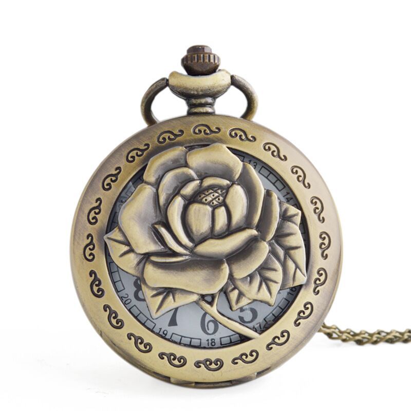 Chinese-style retro bronze-colored large pocket watches, tourist attraction souvenirs, old-fashioned hanging watches, gift watches wholesale pic 6