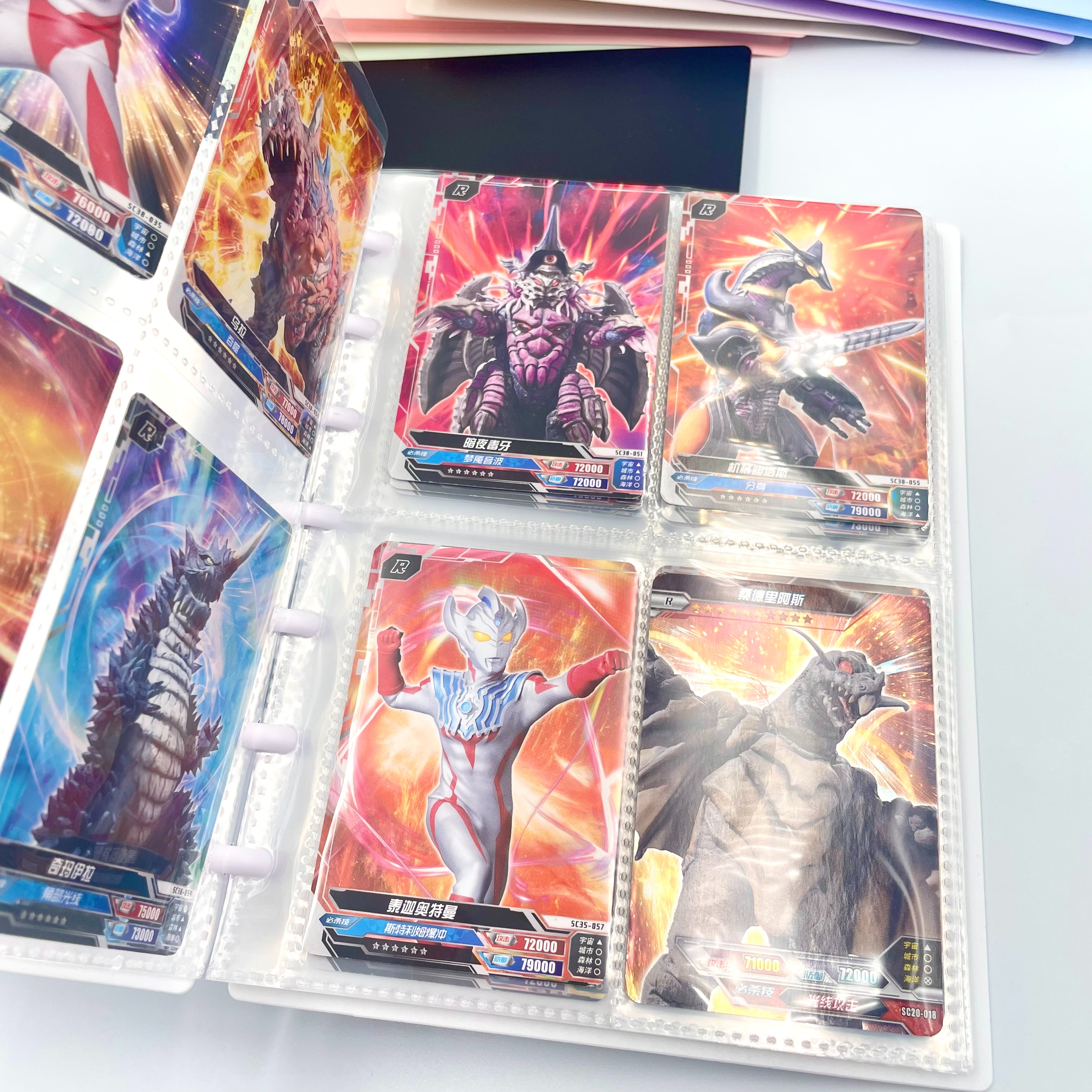 蘑菇扣四宫格卡册三寸拍立得专辑小卡收纳册活页明星卡册厂家直销详情11