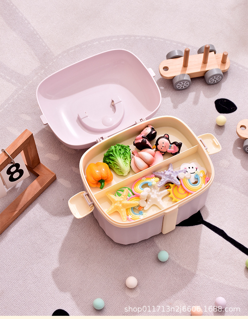 加厚家用药箱塑料收纳箱整理箱儿童零食玩具收纳盒储物箱批发详情16