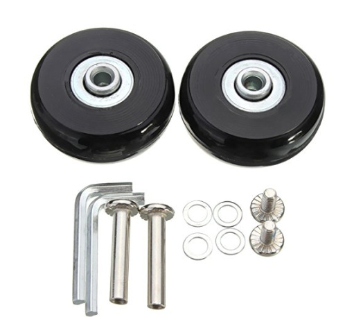 Suitcase, travel luggage, luggage, rubber wheels, tires, wheels, casters, maintenance, spare parts, silent pic 3