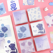 ins simple and popular PET transparent sticky notes for students to take notes can be torn off and glued, convenient for N times discount goods wholesale pic 9