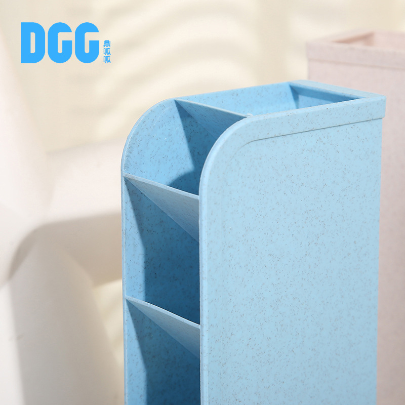 Creative ins minimalist new slanted pen holder, multi-functional desktop, large-capacity storage box, pen holder manufacturer wholesale pic 10