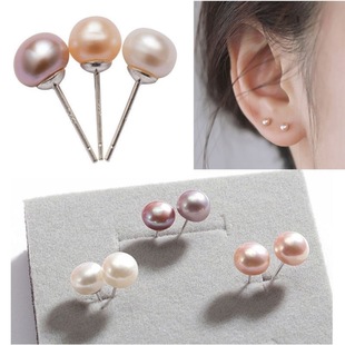 Exquisite and compact one-week stud set of earrings, 2023 new trendy and simple S925 earrings for women pic 3