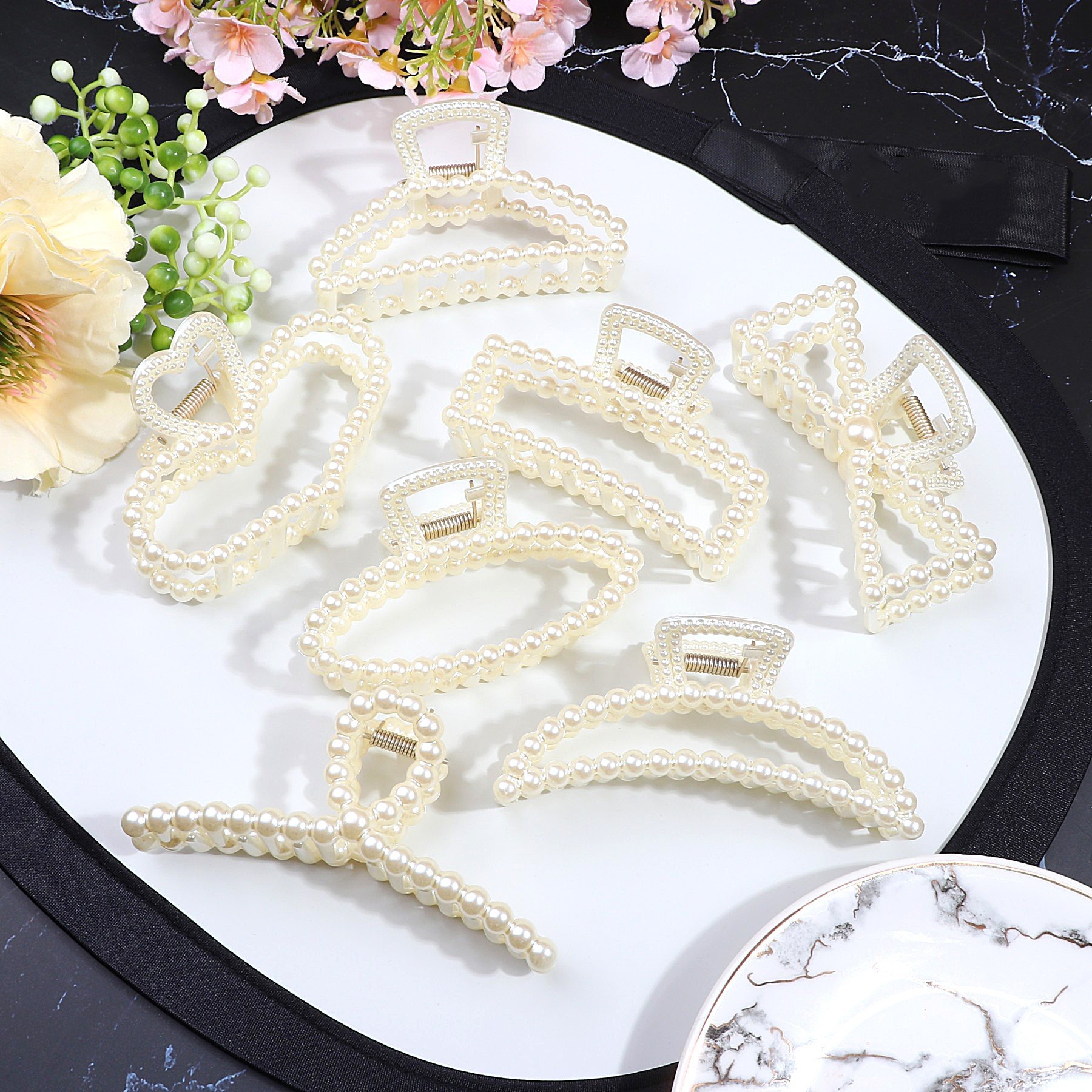 Spring and summer bestsellers: Wheat ear hair clips for women, simple and creative, back of the head hair claw clips, shark clips, hair accessories and headwear pic 6
