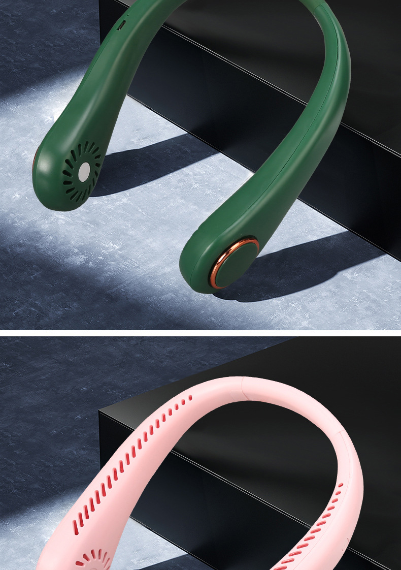 新款挂脖风扇户外随身便携式静音迷你usb充电无叶制冷小风扇礼品详情20