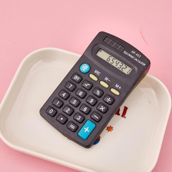 Mini Portable Calculator 402, student calculator, 8-bit electronic computer pic 5