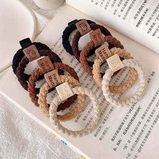 2024年网红洗脸专用束发带敷面膜化妆发箍洗漱毛绒头巾兔耳朵蝴蝶结发饰详情5