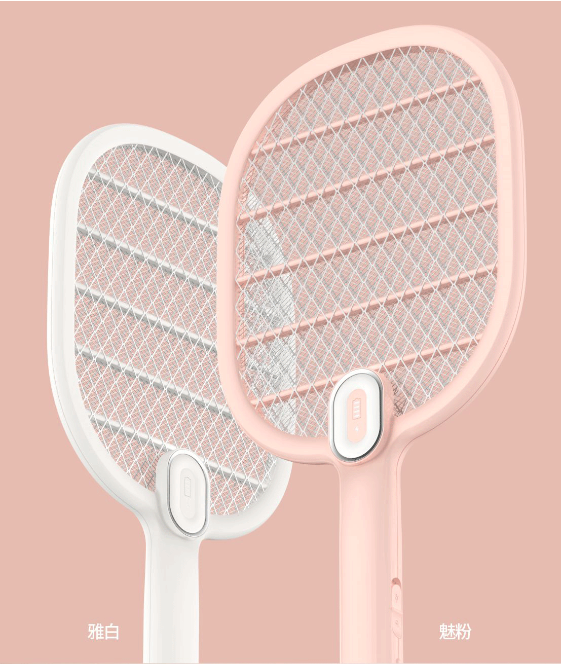 Original manufacturer: Sanhuo 325 Xiaowen electric mosquito swatter, USB charging, household fly swatter, mosquito killer swatter, LED electric mosquito swatter pic 18