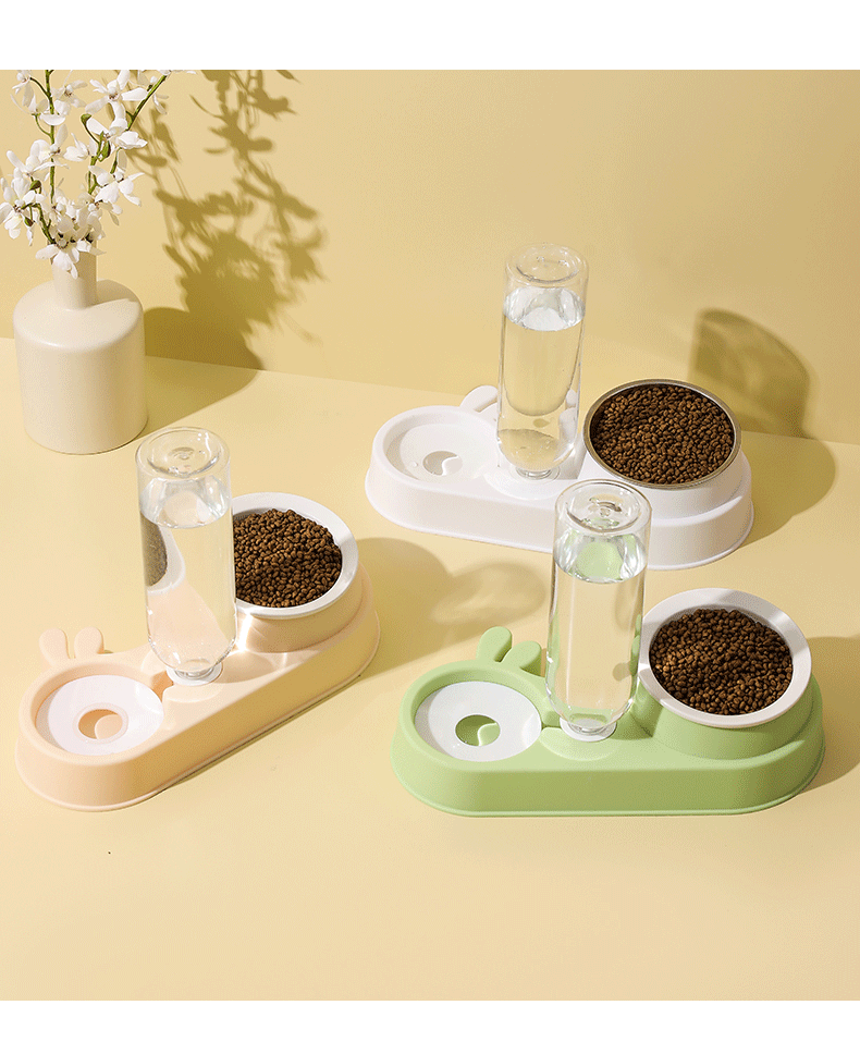 陶瓷猫碗狗碗防打翻自动喂食器批发宠物碗饮水器宠物狗盆一件代发详情8