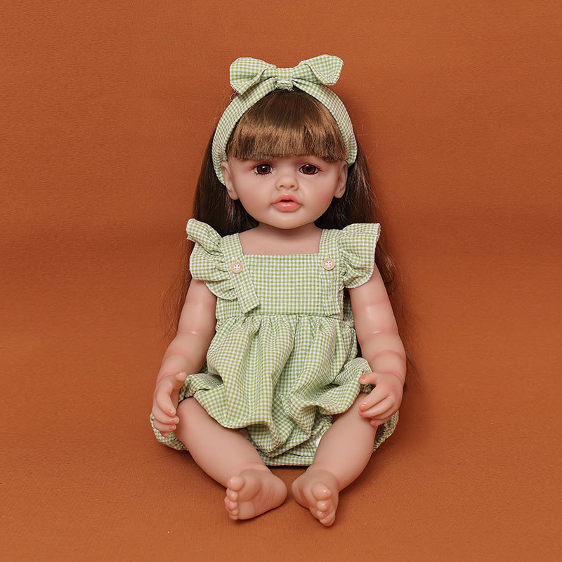 仿真重生娃娃洋娃玩具儿童婴儿宝宝女孩睡眠软胶换装公主跨镜出口详情8