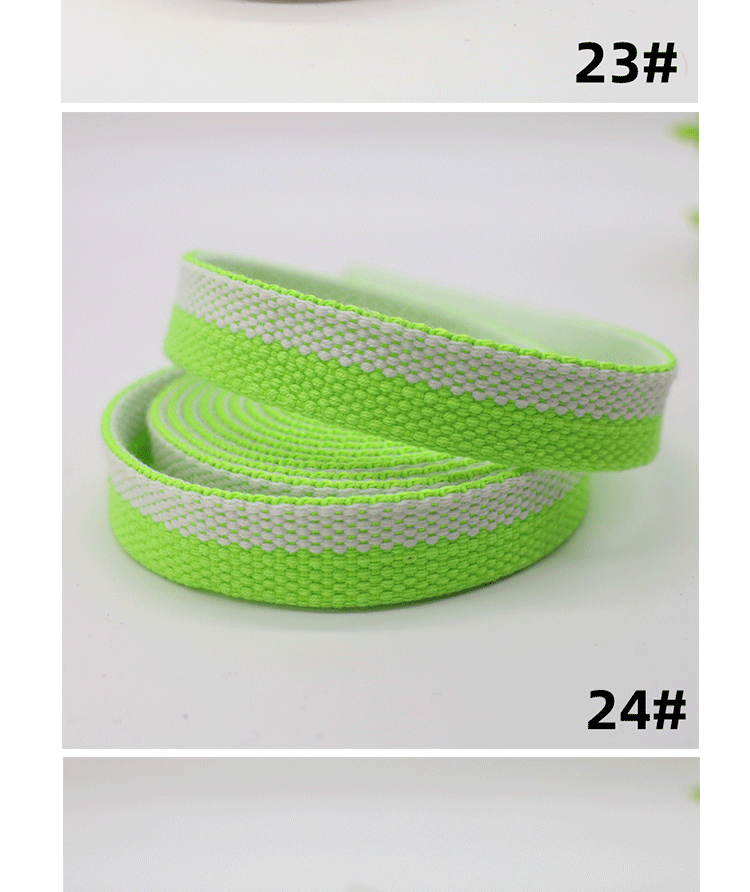 Factory direct supply of 18-20MM wide thickened cotton woven straps, canvas bag straps, hand shoulder straps, waist belts, binding straps and accessories pic 19