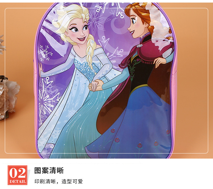 Customized Oxford cloth schoolbags for primary school students and children, with cute cartoon and colorful printed logos on both shoulders, factory direct sales pic 9