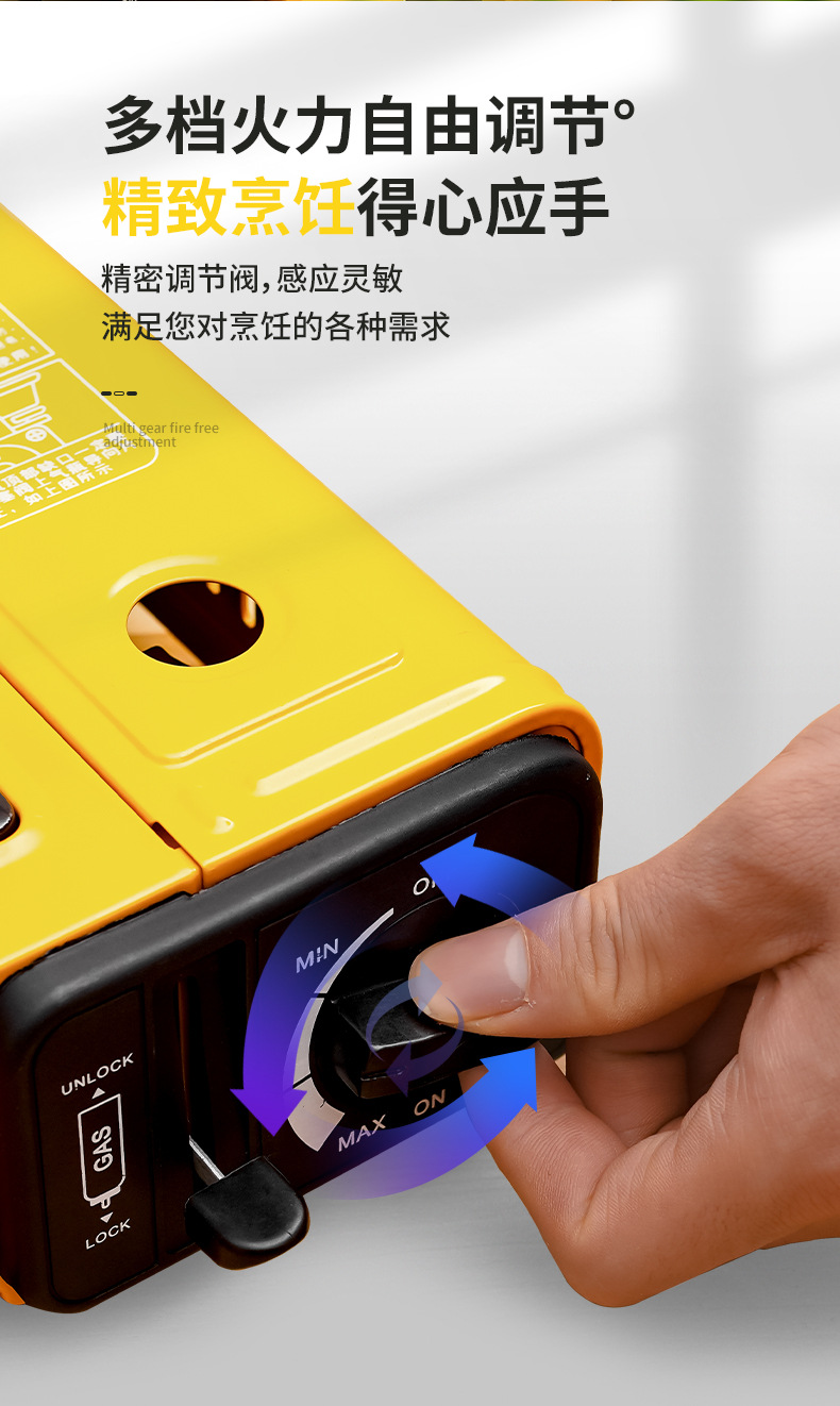 Factory direct sales of outdoor camping barbecue grills, portable kitchen baking gas cylinders, picnic stoves, windproof cassette stoves pic 8