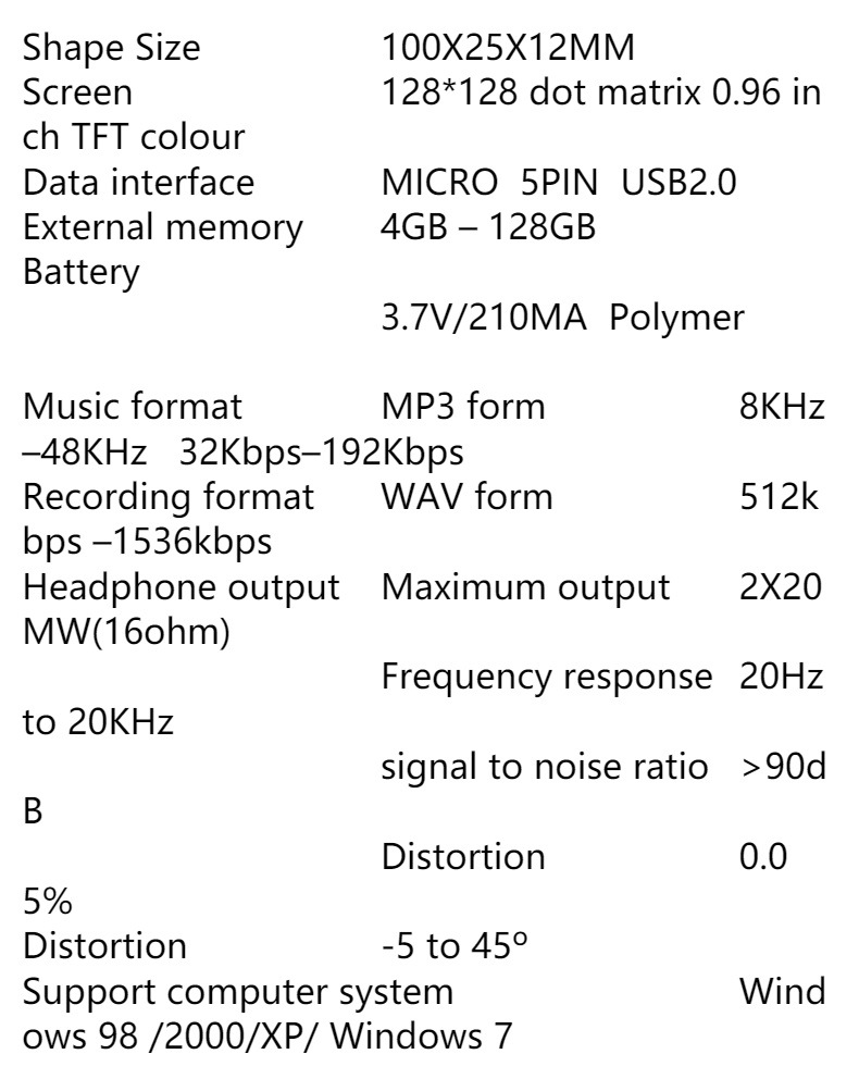 New 32/64G digital voice recorder, MP3 player, external playback function, factory direct sales of voice recorder, learning merchant pic 2