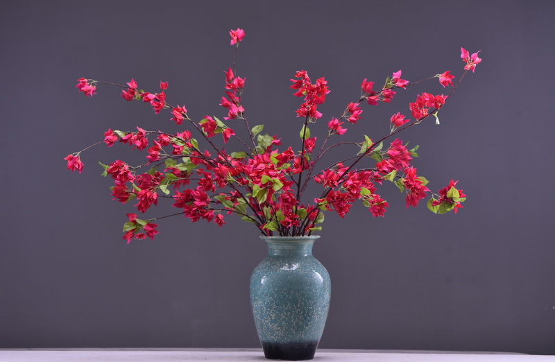 Wholesale of high-end artificial flowers such as long-branch bougainvillea, ins popular soft decoration artificial flowers, hotel lobbies and shopping mall decorations pic 18