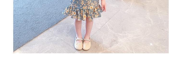 女宝宝改良旗袍连衣裙夏装儿童中国风短袖公主裙小童碎花裙子详情12