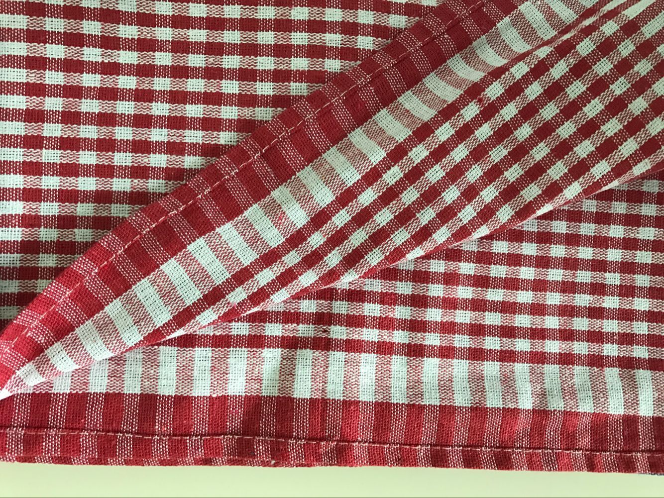 Venta directa de fábrica toalla de té a cuadros de hilo de algodón 40*40cm en stock limitado pic 3