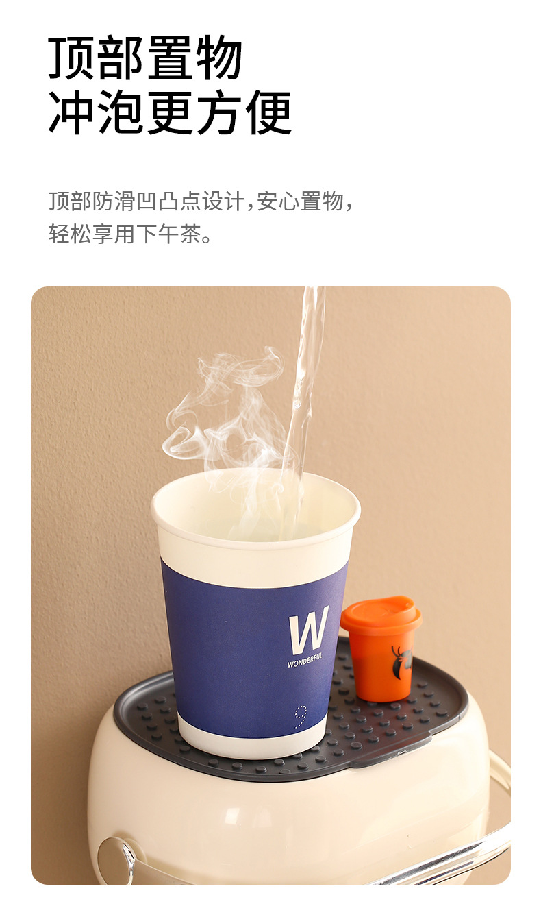 FaSoLa Household multi-functional paper cup holder, cup remover, non-punching, visual, disposable paper cup storage device pic 10