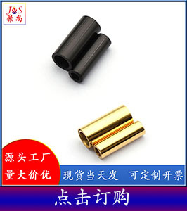 Stainless steel magnetic buckle wrist flat buckle head titanium steel bracelet switch woven leather rope chain suction titanium steel buckle diy pic 6