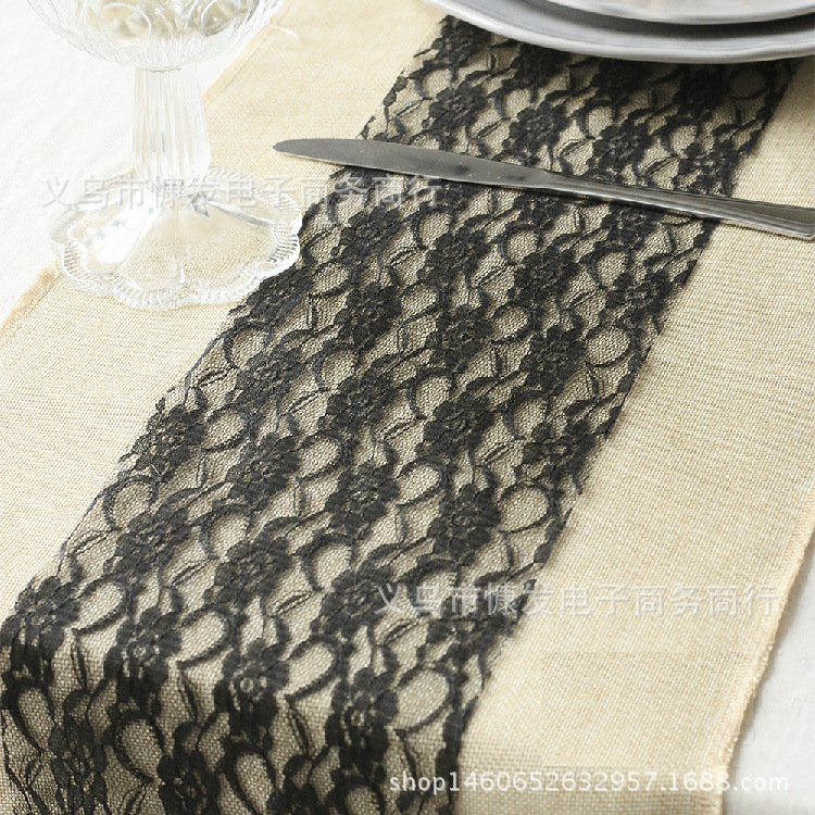 6-inch 25-yard orchid lace roll decoration material, diy fabric, wedding decoration supplies, American mesh roll pic 25
