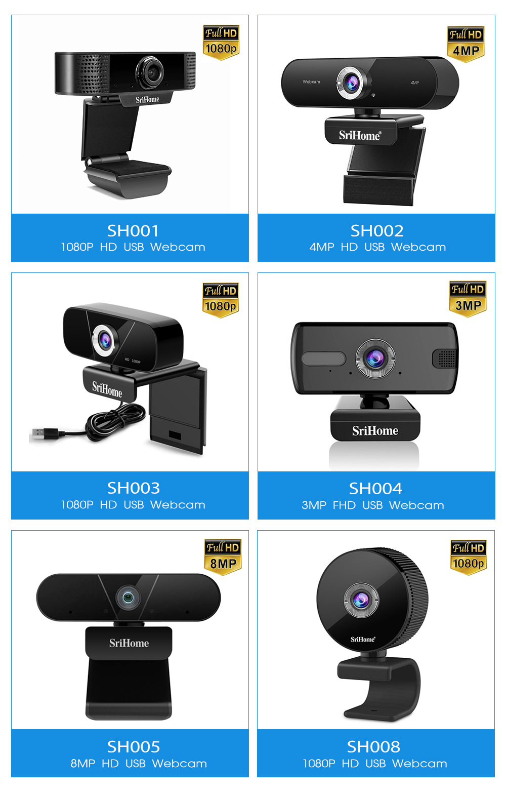4-megapixel high-definition UBS computer camera, 2K video conference live streaming camera, 110° wide-angle pic 1