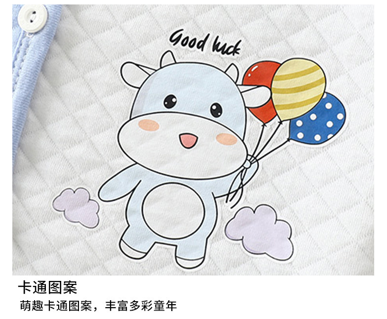 儿童秋冬款加棉马甲 男女宝宝保暖加厚坎肩 婴儿拼接背心童装 详情14