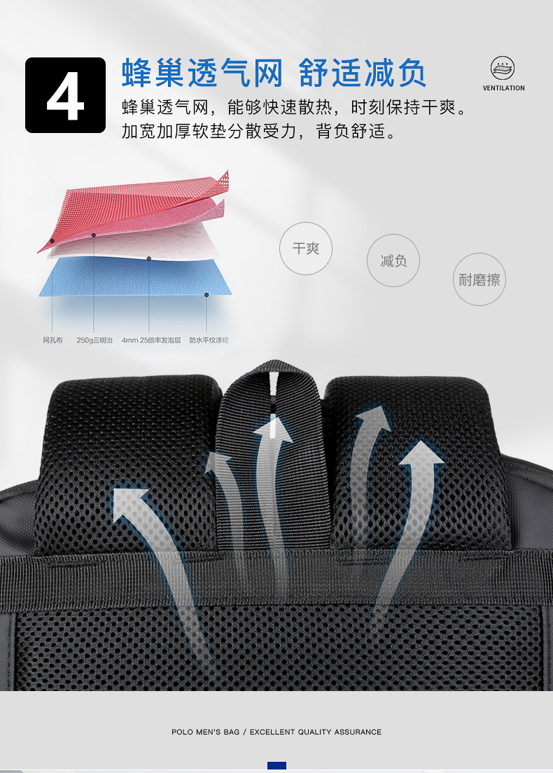 Cross-border backpacks, simple notebooks, business computer bags, campus student schoolbags, trendy travel backpacks that can be printed with logos pic 79