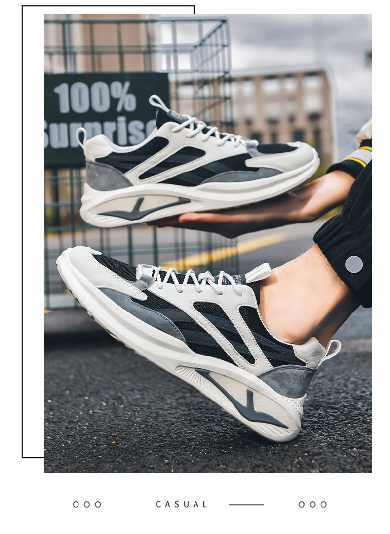 2022春季新款老爹鞋青春潮流男鞋子时尚休闲运动鞋跨境批发男鞋详情3