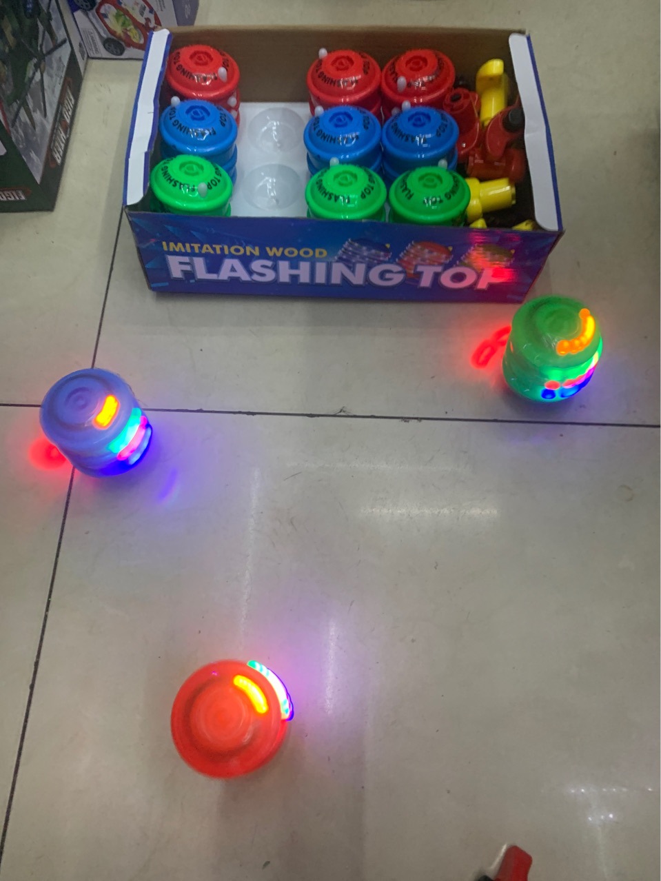 新款音乐陀螺卡通发闪光儿童玩具新款地摊夜市热销卖批发光小礼品详情6