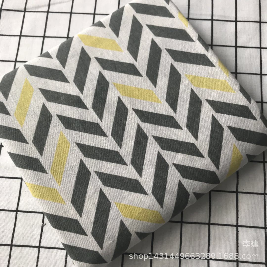 Jianxiang Textile Factory supplies linen printed Nordic-style tablecloths, cushions, aprons and storage bags, which can be made into PE film pic 36