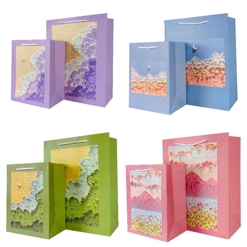 On Instagram, the world is full of romantic gift bags, with beautiful flowers, fresh scenery, and beaches. They are perfect for giving as gifts, birthday packaging, and handbags pic 7