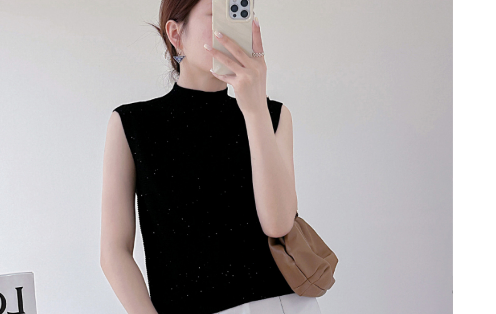 马甲毛衣女装2023年秋季新款无袖背心羊毛衫女士半高领针织衫羊毛详情42