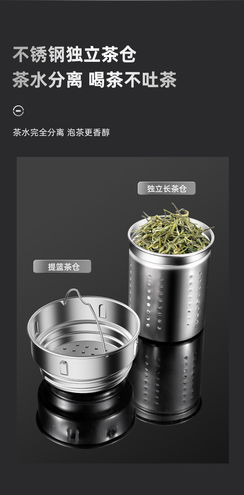 316不锈钢智能全钢保温杯大容量批发茶水分离杯男士便携户外水壶详情21