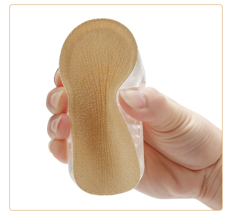 Inner height-increasing insoles, silicone socks, inner invisible height-increasing heel pads, half pads, anti-friction and shock-absorbing heel height-increasing insoles pic 18