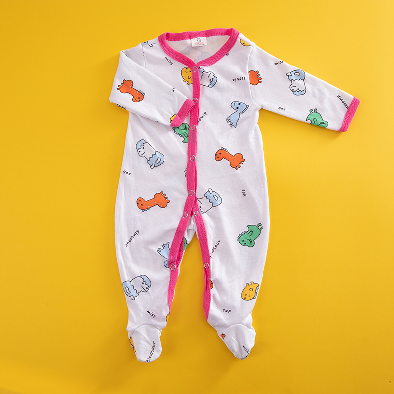 New and cheap baby spring and summer one-piece clothes for boys and girls, cotton crawling clothes for newborns pic 7