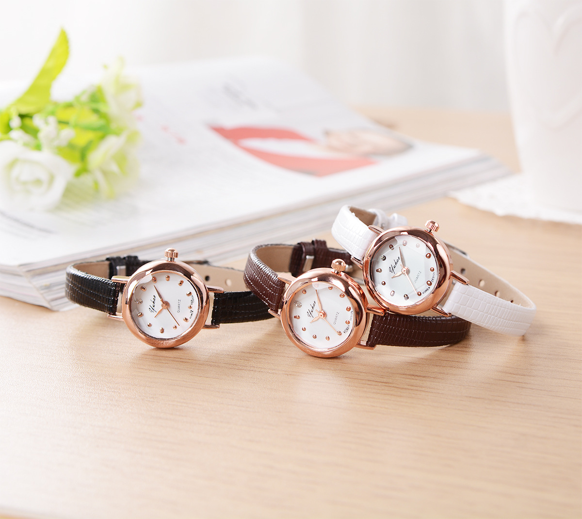 手表韩版简约女学生细表带手表女时尚气质小巧迷你小表盘百搭女表详情2