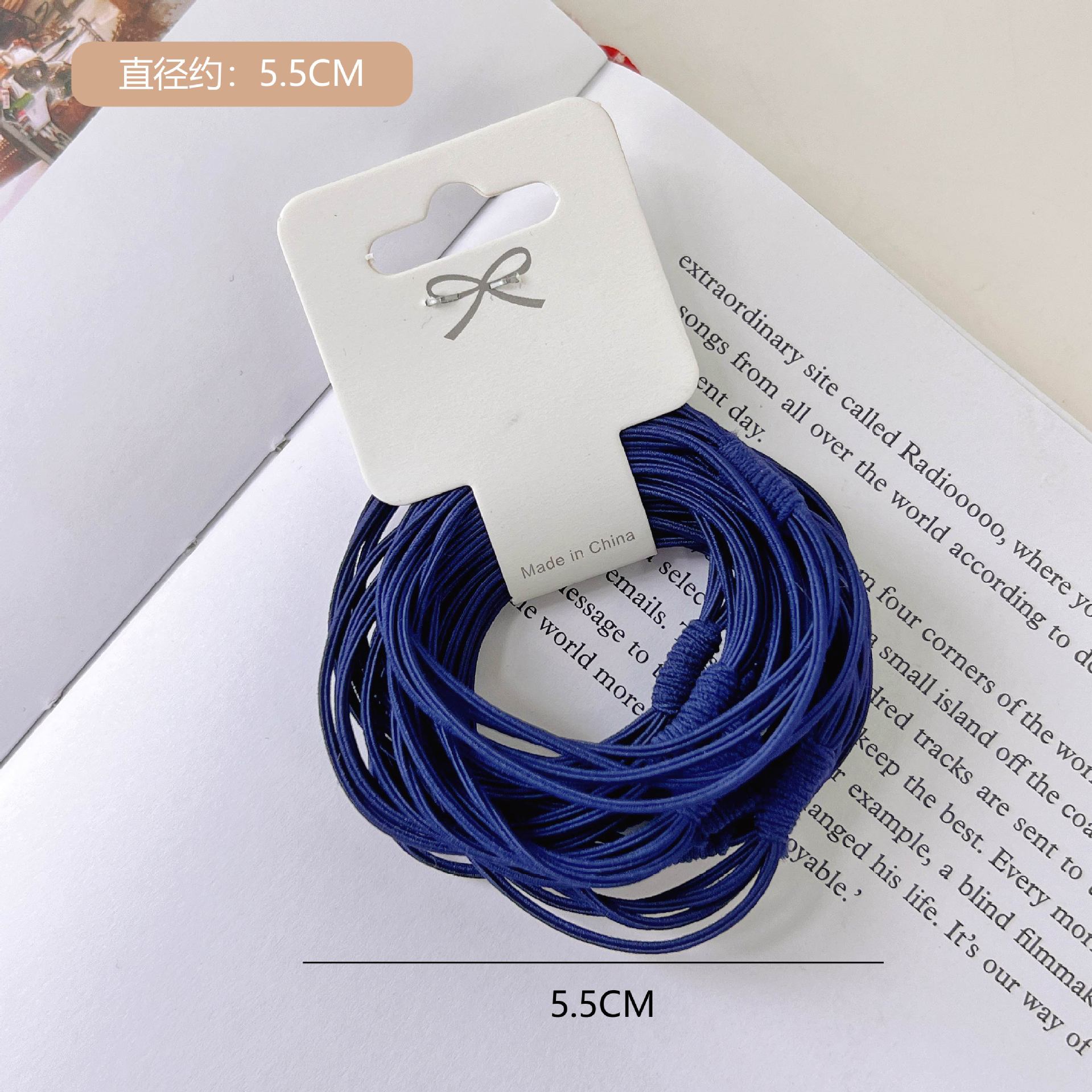 Korean version hair tie, popular online, high-elasticity adult hair tie, multi-strand hair band, basic, versatile, simple hair accessory, leather band pic 53