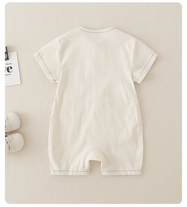 夏季薄款婴儿衣服a类小狗男女宝宝连体衣短袖哈衣新款爬爬服夏装详情9