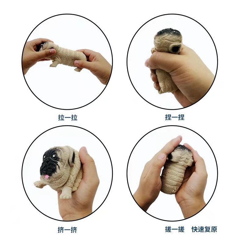 网红款仿真包子减压柯基狗玩具拉拉猪发泄猪粉红猪解压神器详情5