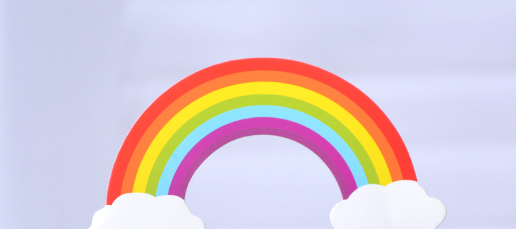 节日用品蛋糕装饰大彩虹生日彩虹套装派对蛋糕插件烘焙用品甜品台蛋糕插牌详情3