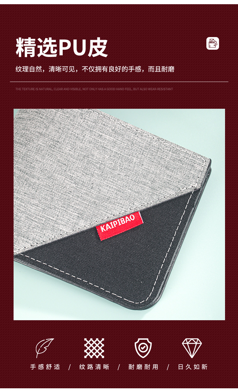 男士短款帆布钱包男小钱包男款皮夹男式超薄钱夹卡包批发详情5