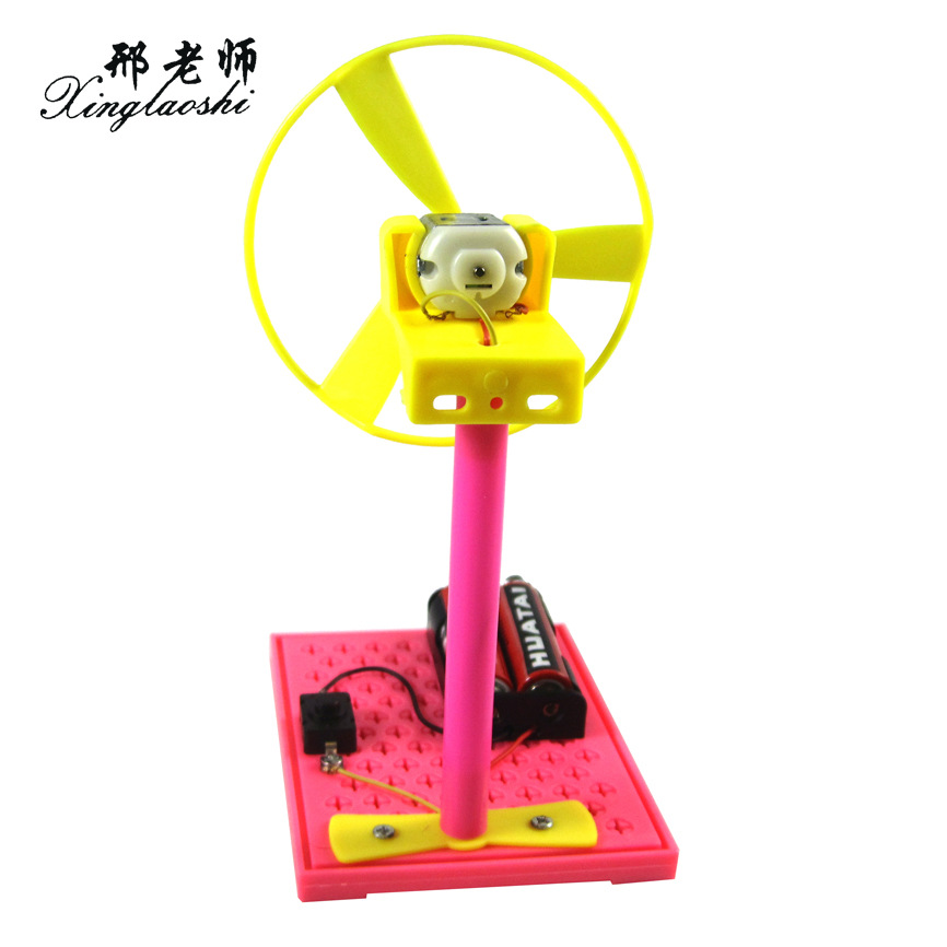 New DIY assembled electric fan, make fan technology small creations and inventions by yourself pic 8