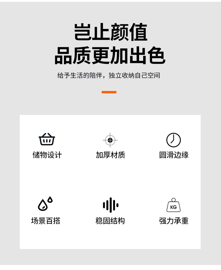 A round triangular table, a small table by the bedside of a girl in the bedroom, a modern and simple mini round table pic 2